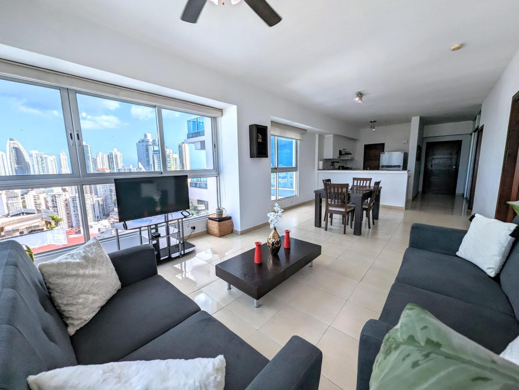Yc 3602 L Apartamento 2Br En Av Balboa ปานามาซิตี้ ภายนอก รูปภาพ