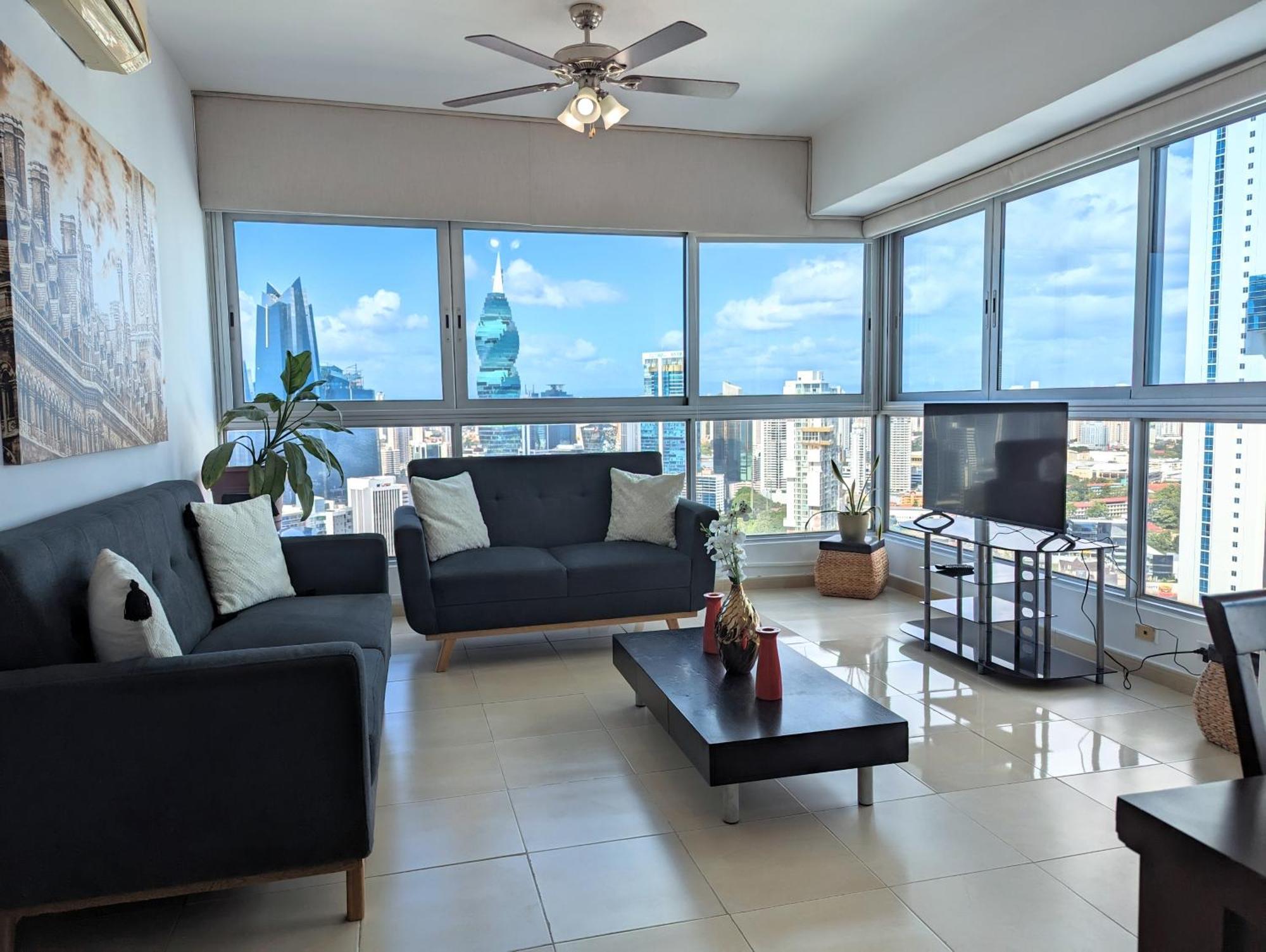 Yc 3602 L Apartamento 2Br En Av Balboa ปานามาซิตี้ ภายนอก รูปภาพ